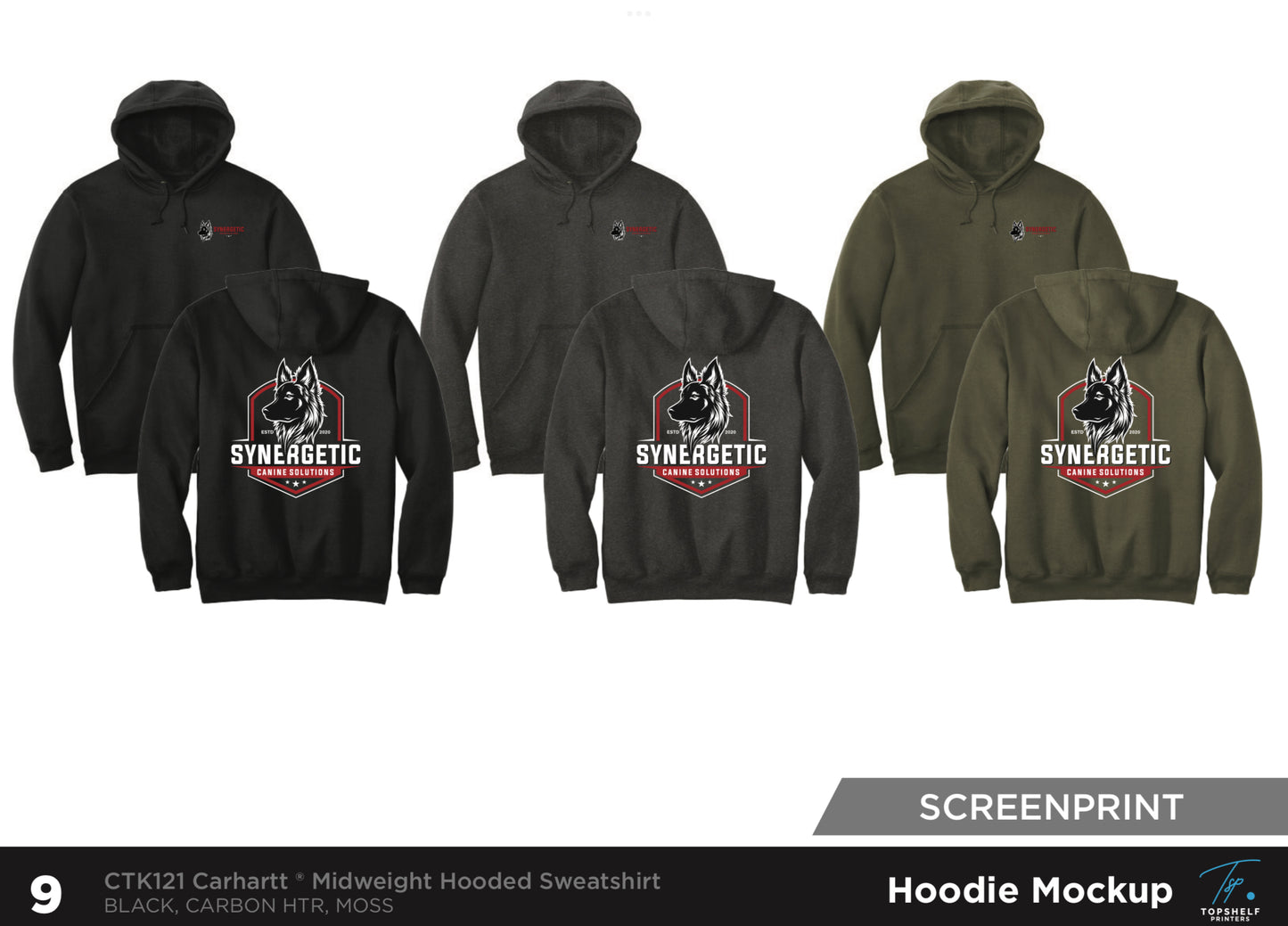 Embroidered&Screenprint SCS Carhartt ® Midweight Hooded Sweatshirt